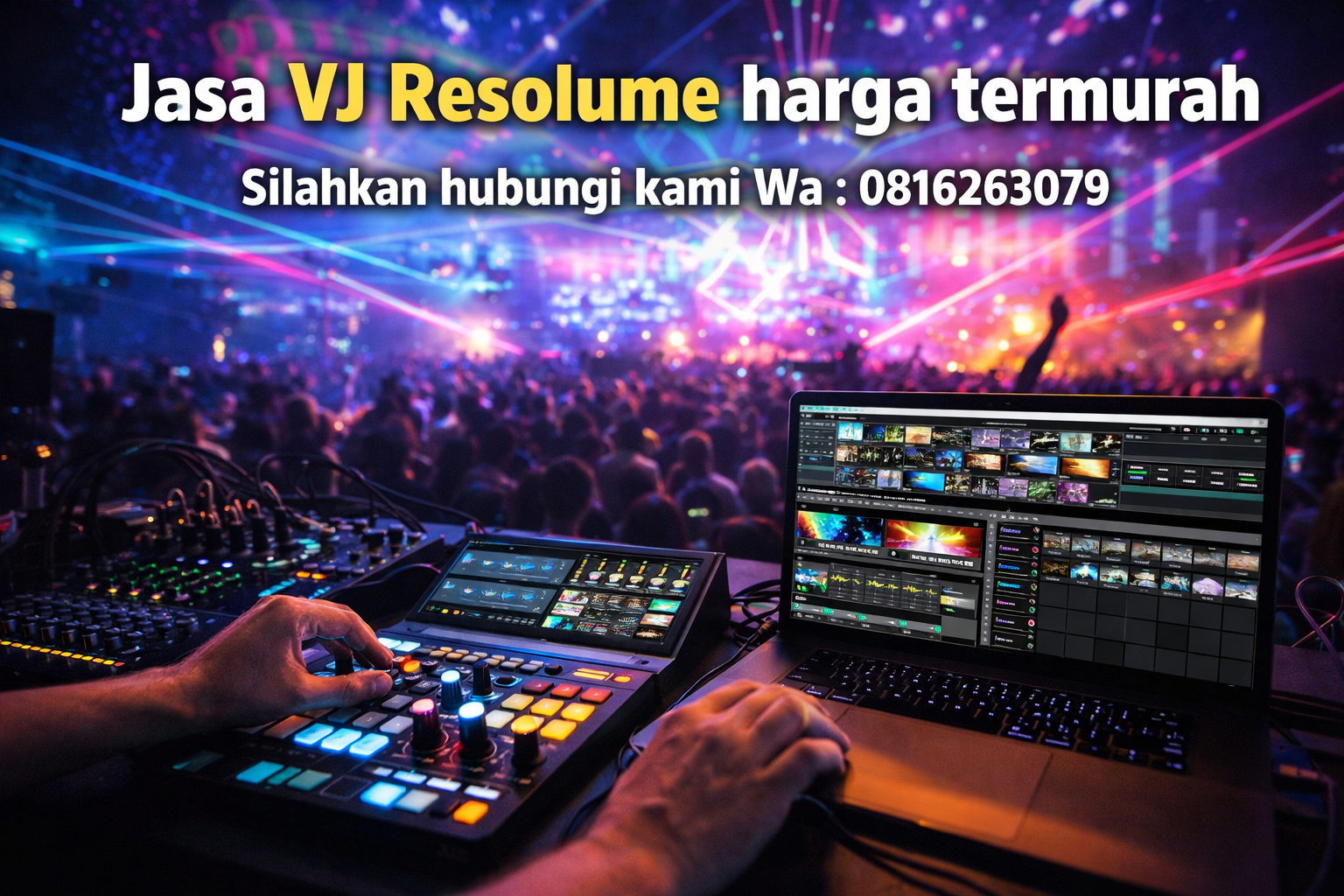 Jasa VJ Resolume Harga Termurah