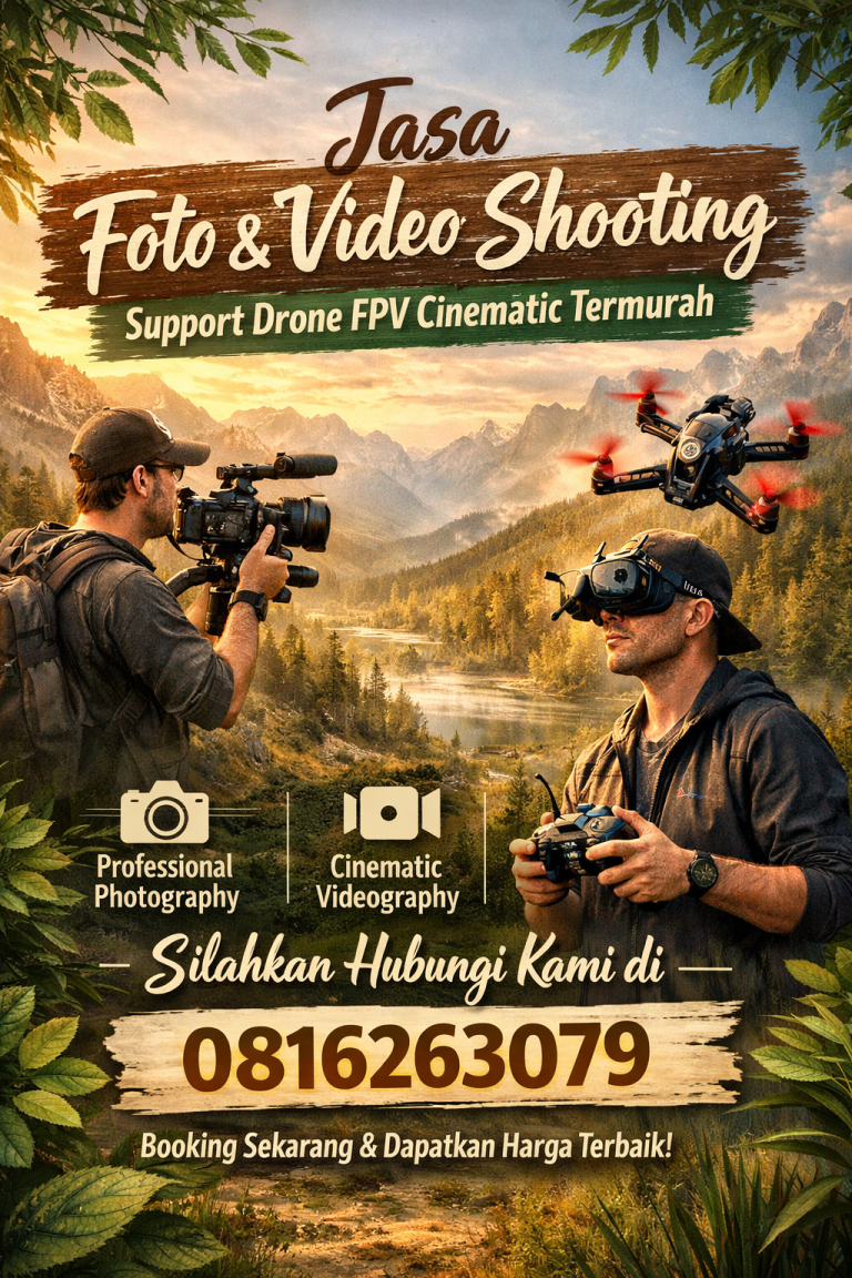 Jasa Foto Video Shooting Support Drone FPV Cinematic Termurah