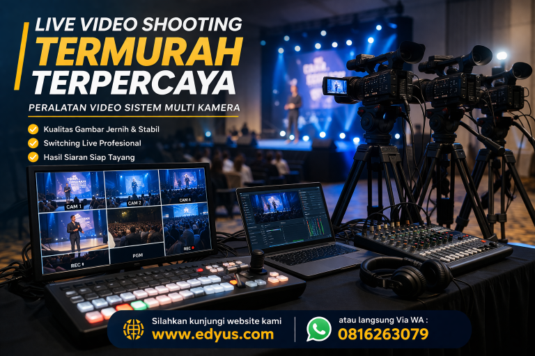 Live Video Shooting Murah, Termurah & Terpercaya untuk Berbagai Acara
