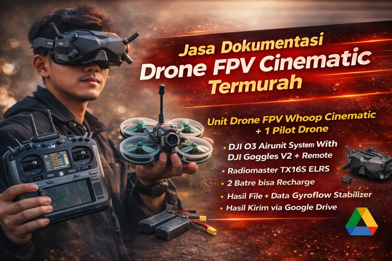 Jasa Dokumentasi Drone FPV Cinematic Indoor maupun Outdoor Termurah 🎬🚁