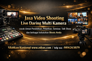 Jasa Video Shooting Live Daring Multi Kamera Profesional untuk Berbagai Kebutuhan