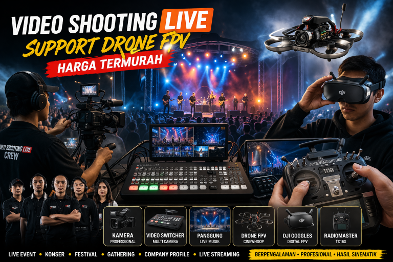 Video Shooting Live Support Drone FPV Harga Termurah
